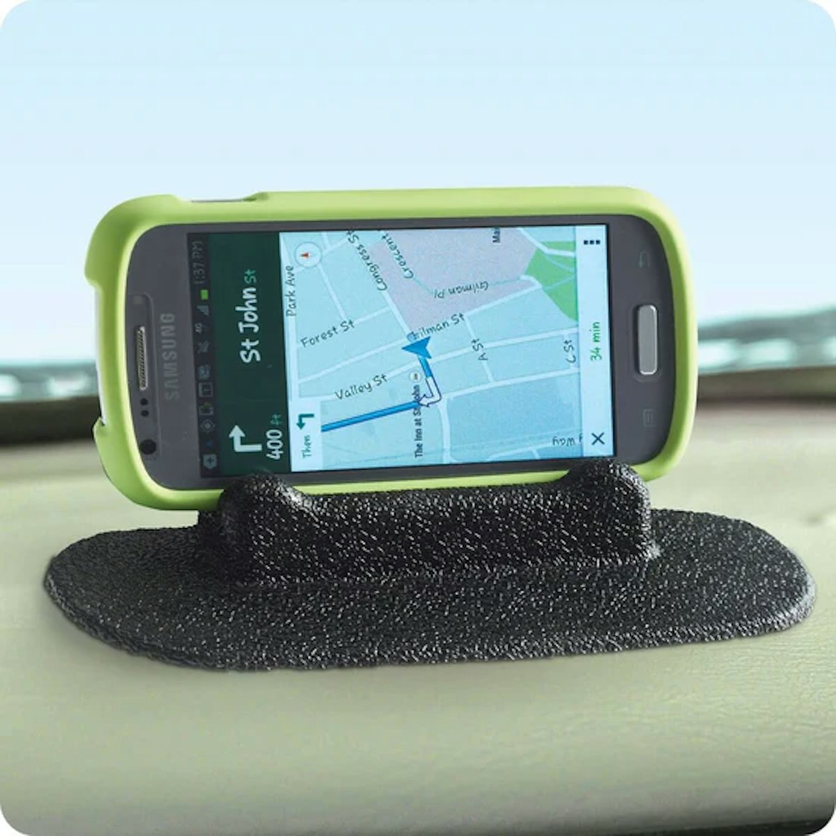 Map on a GPS device.