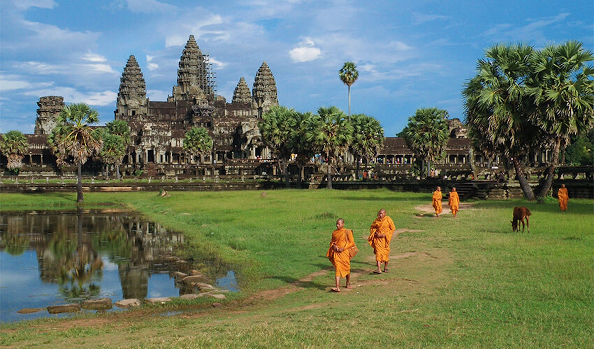 Angkor wat in cambodia.