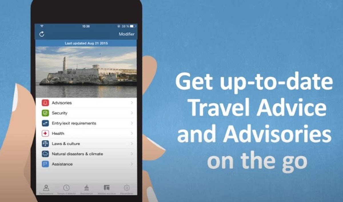 Get up to date travel advice and on the go.