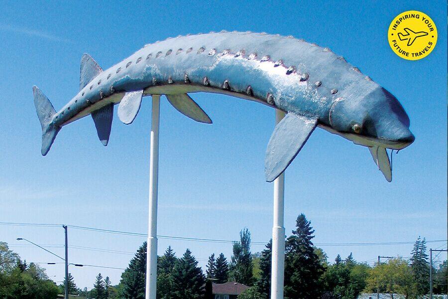 sturgeon statue